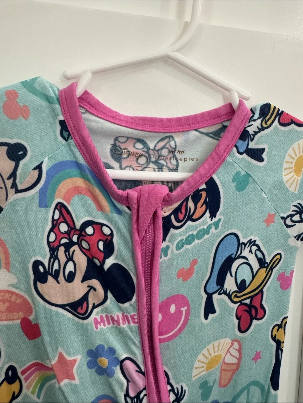 Little Sleepies Disney Mickey & Friends Shorty size 18-24 month
